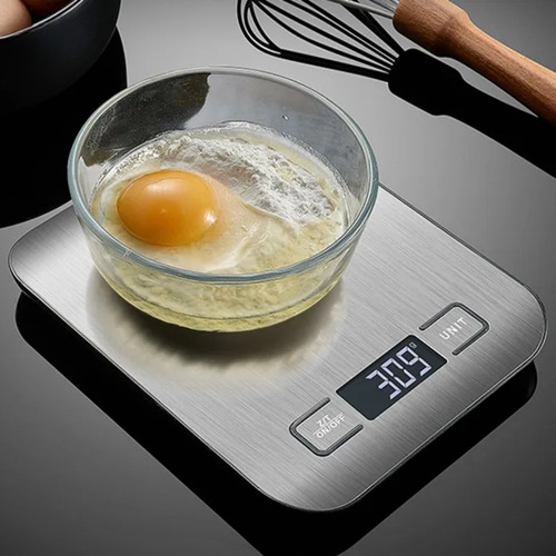 BALANZA DE COCINA 10 KG ACERO INOXIDABLE - Imagen 2