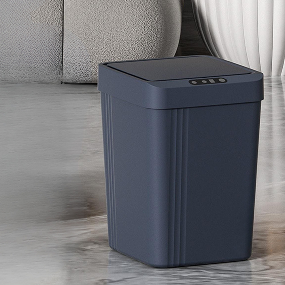 CESTO DE BASURA 13L AUTOMATICO GRIS - Imagen 2