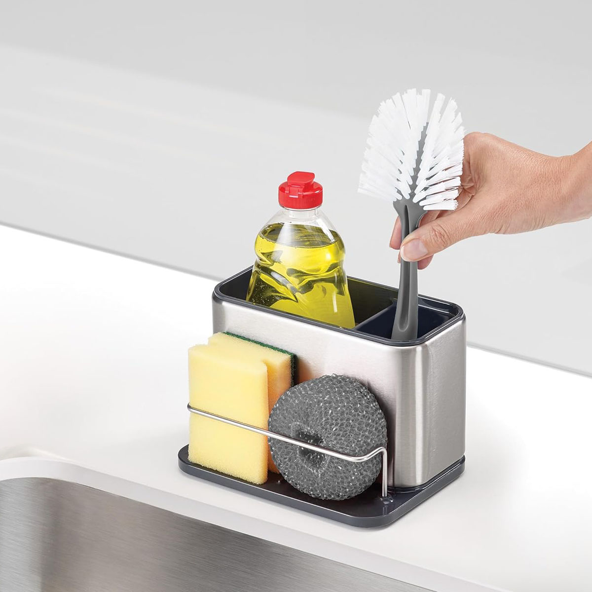 ORGANIZADOR DE ACERO INOX PARA COCINA