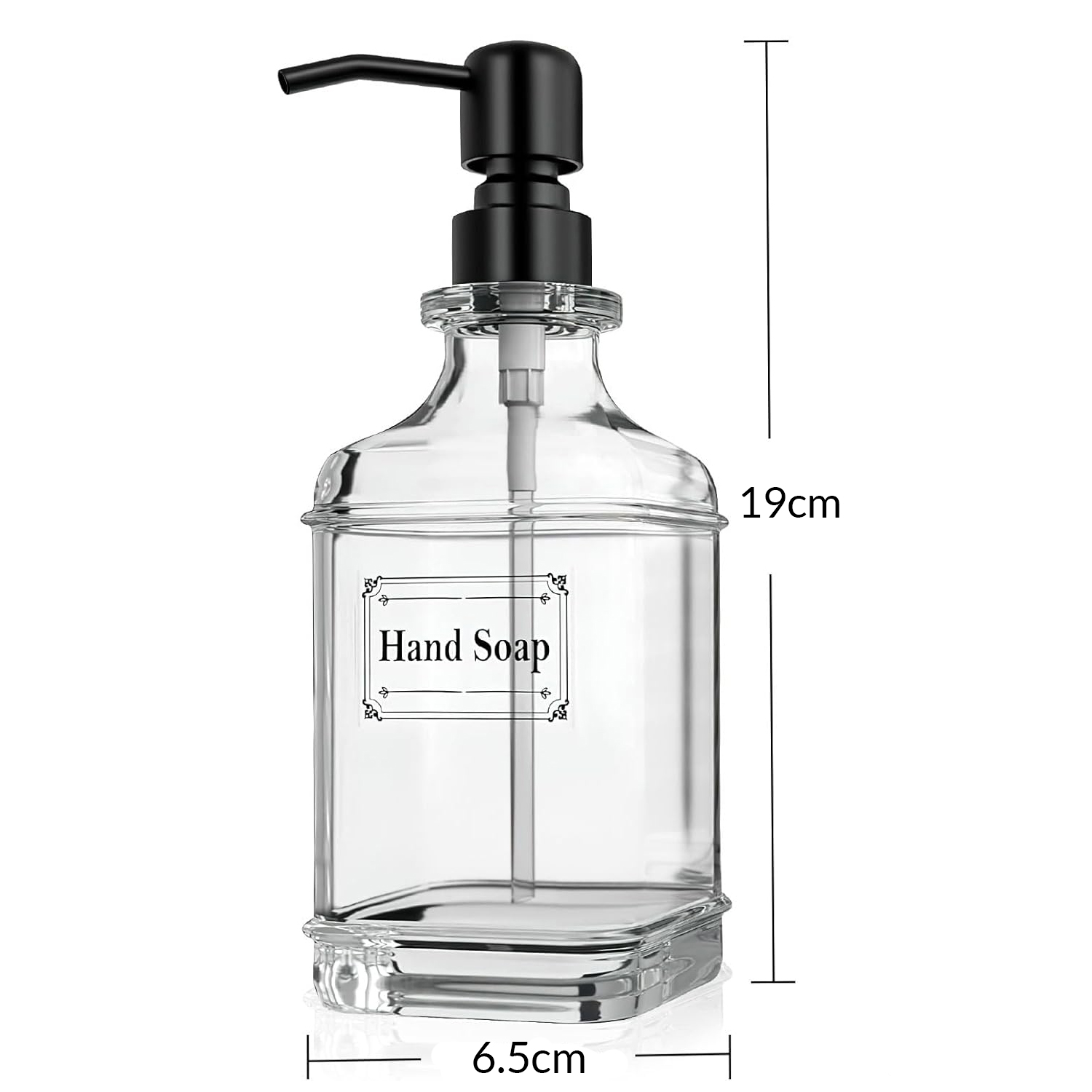 DISPENSER DE VIDRIO NEGRO PERSONALIZABLE - Imagen 4