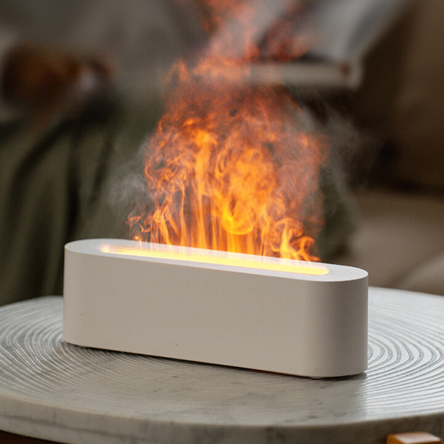 HUMIDIFICADOR CON LUZ LED EFECTO LLAMA - Imagen 2