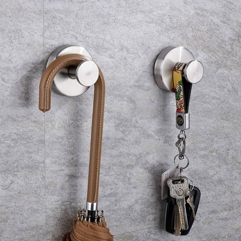 PERCHA CON SOPAPA ACERO INOXIDABLE - Imagen 2