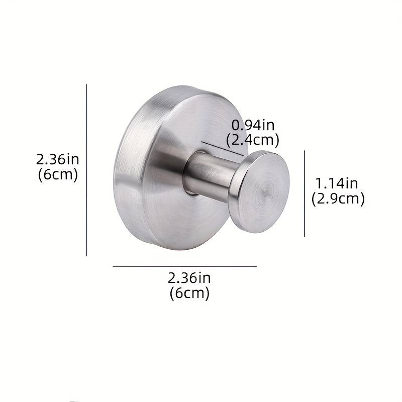 PERCHA CON SOPAPA ACERO INOXIDABLE - Imagen 4