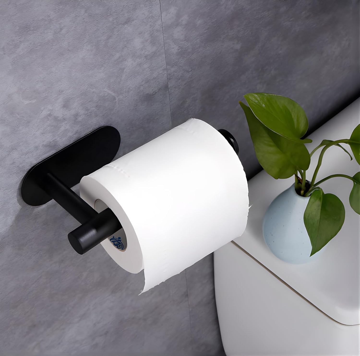 PORTA ROLLO ADHESIVO NEGRO - Imagen 2