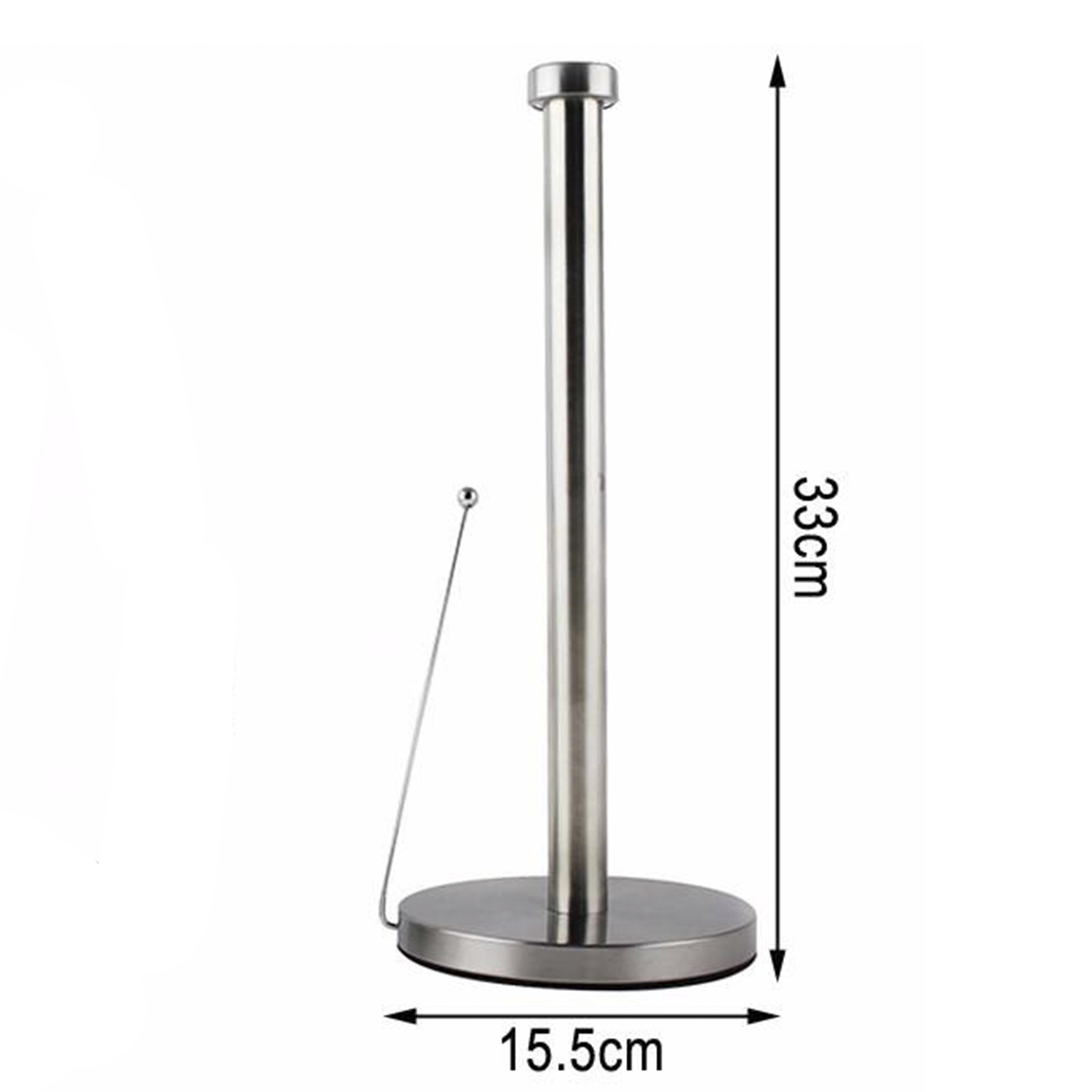 PORTA ROLLO DE COCINA ACERO INOX - Imagen 3