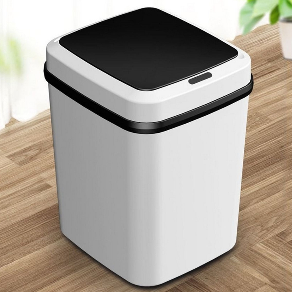 CESTO DE BASURA 13L AUTOMATICO BL Y NE