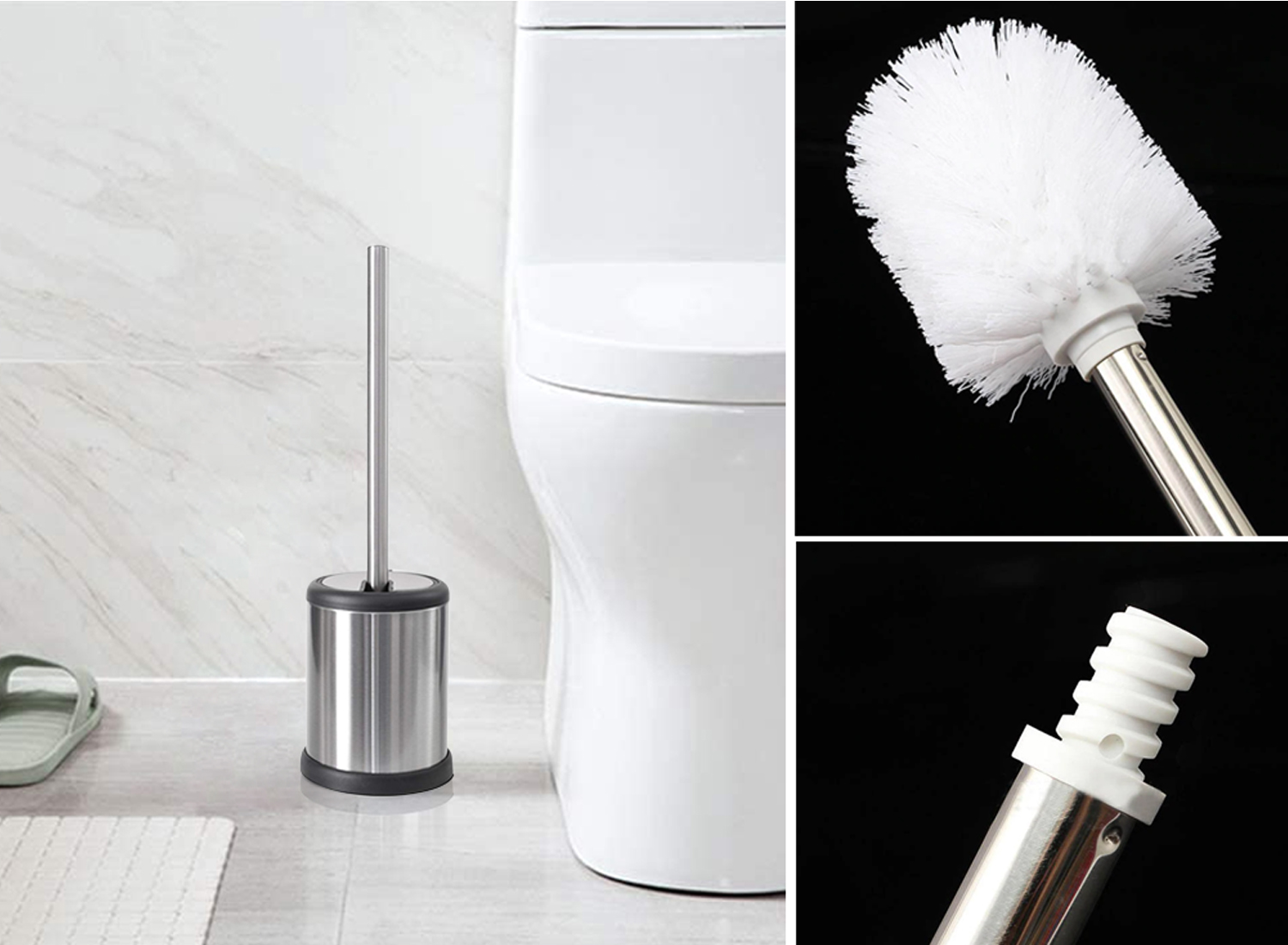 ESCOBILLA PARA INODORO CON TAPA NEGRA - Imagen 3