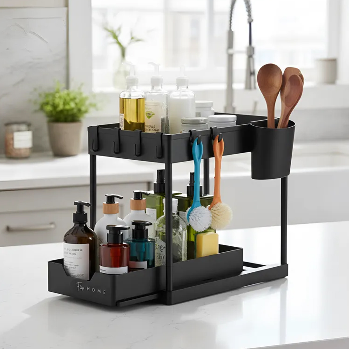 ORGANIZADOR 2 NIVELES PARA COCINA O BAÑO