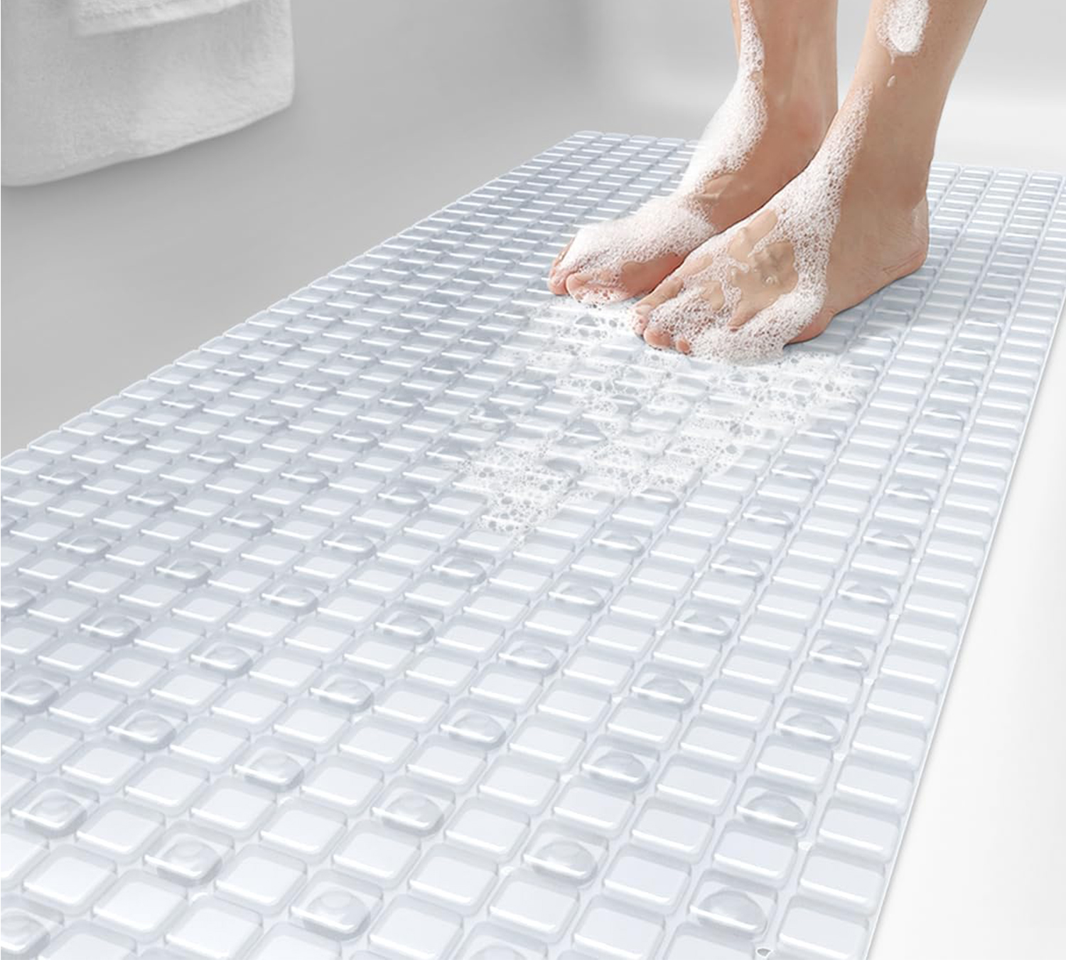 ALFOMBRA ANTIDESLIZANTE PVC TRANSPARENTE