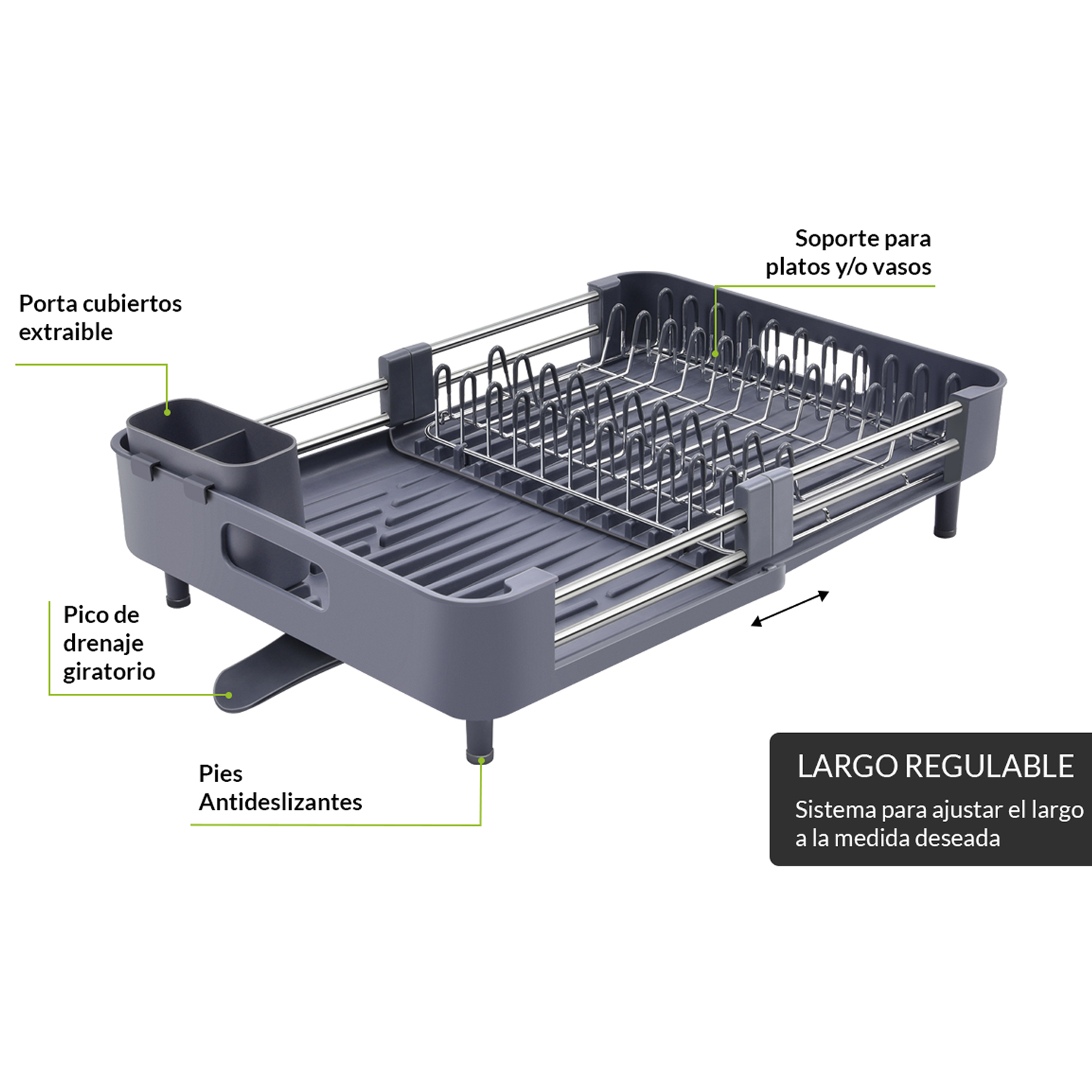 SECAPLATOS EXTENSIBLE MOSCU - Imagen 2