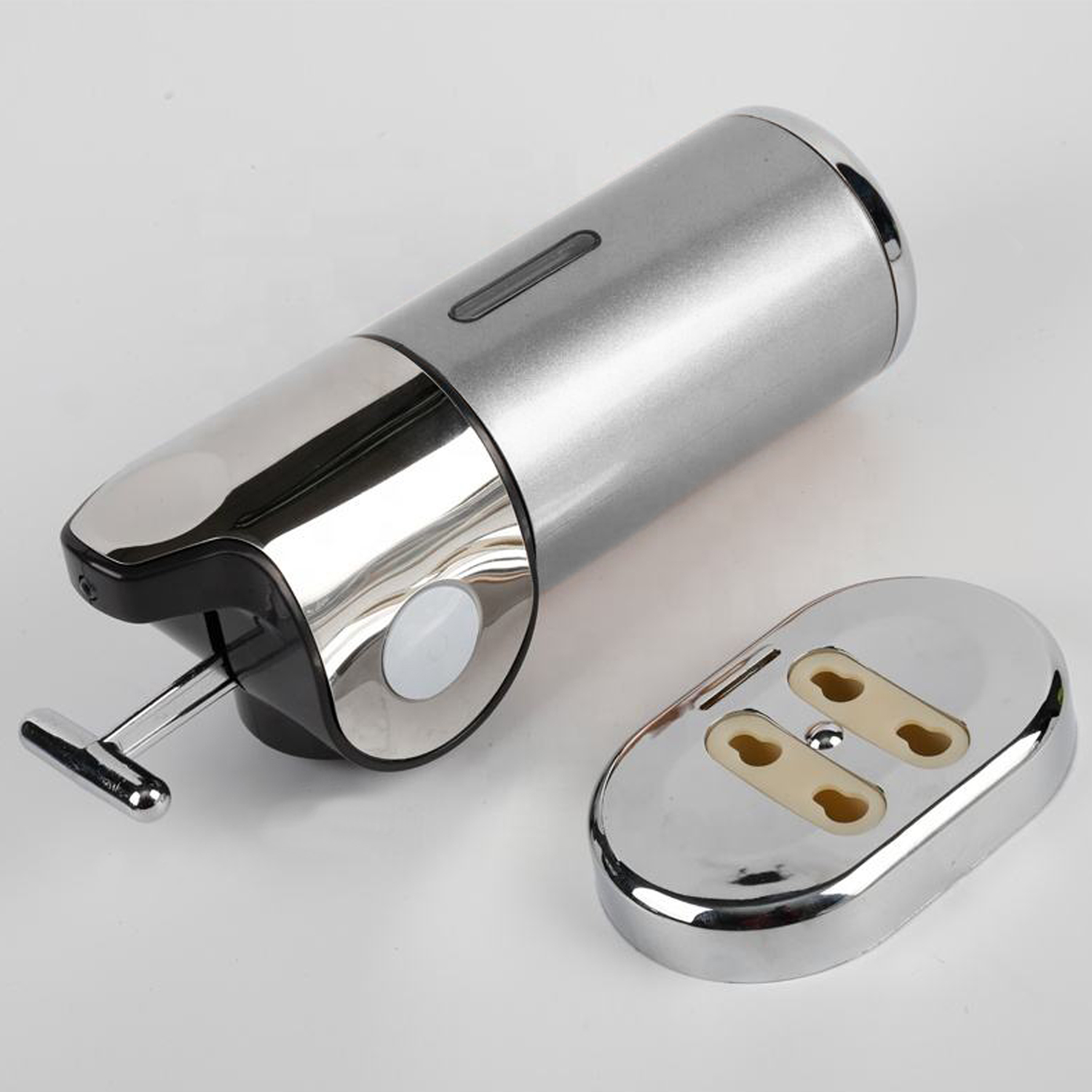 DISPENSER DE PARED GRIS 500ML - Imagen 2