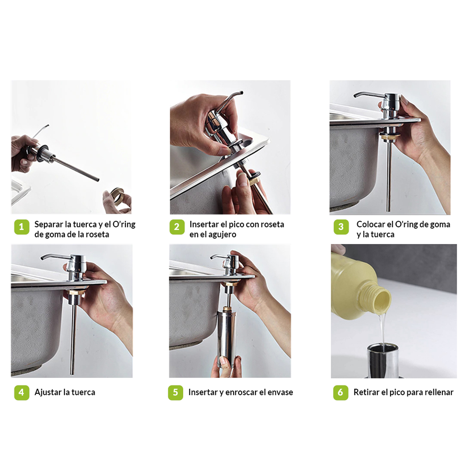 DOSIFICADOR DE DETERGENTE EMPOTRABLE - Imagen 3