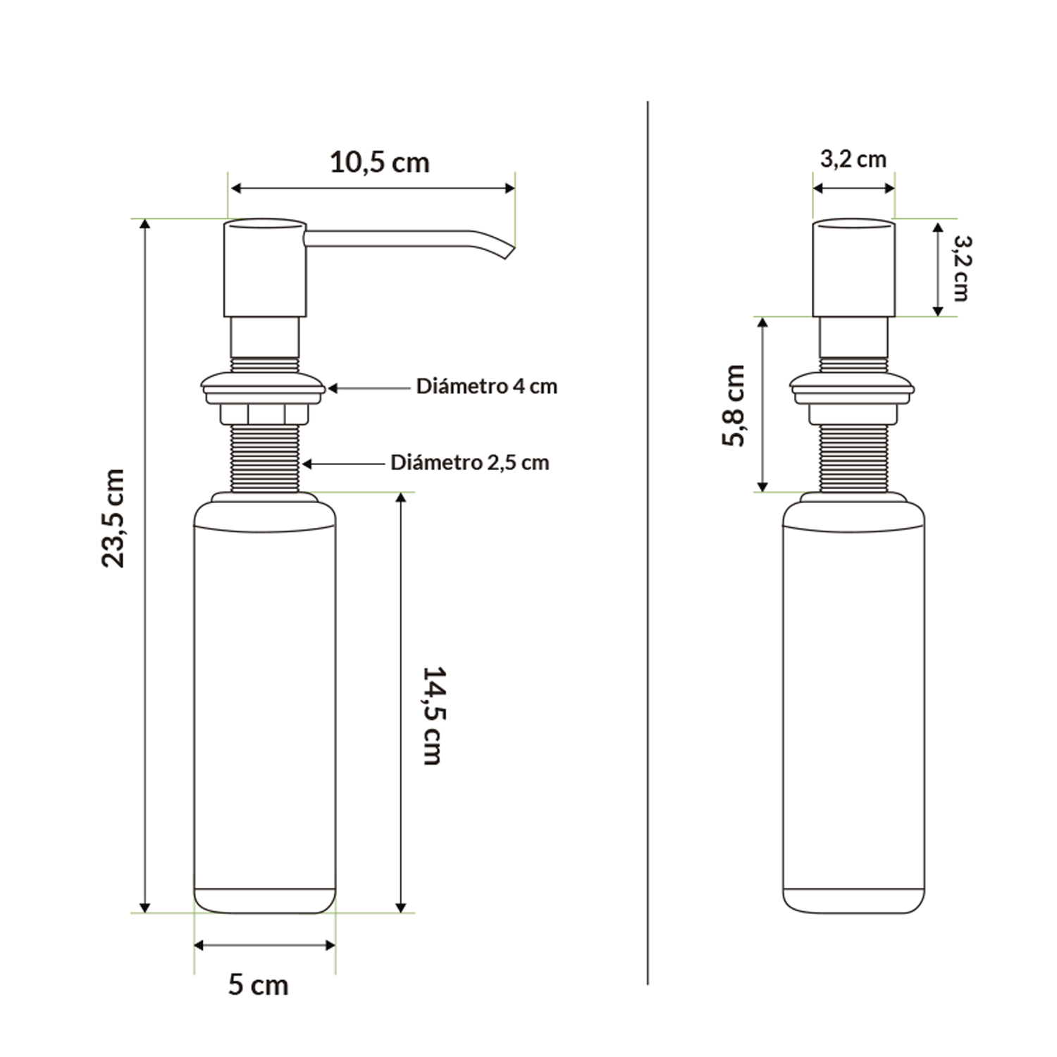 DOSIFICADOR DE DETERGENTE EMPOTRABLE - Imagen 4