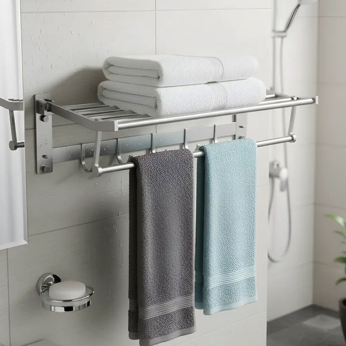 TOALLERO DE ALUMINIO REBATIBLE Nº1