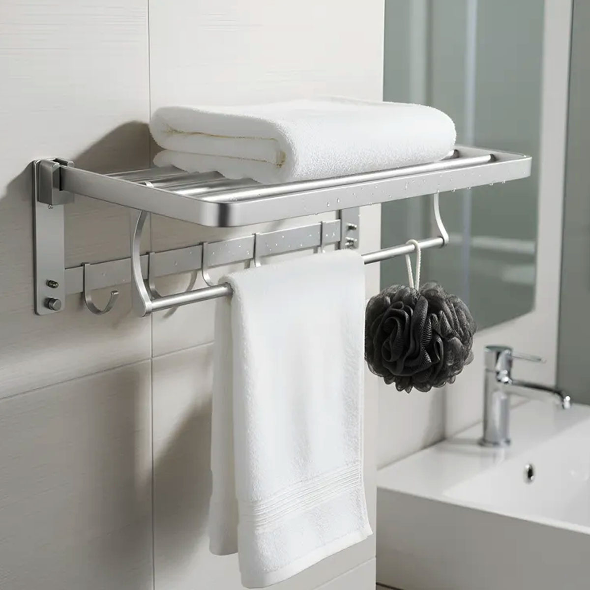 TOALLERO DE ALUMINIO REBATIBLE Nº2