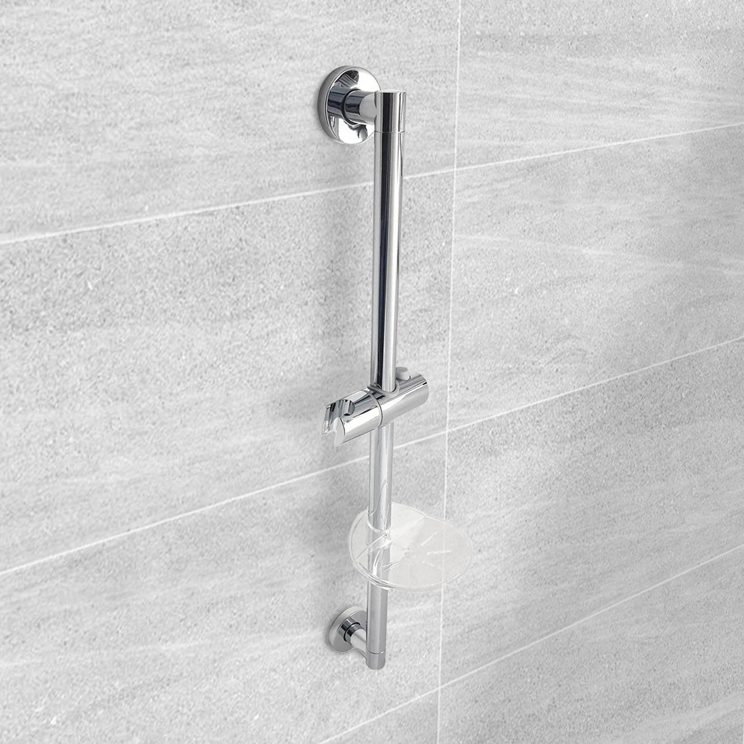 Barral Soporte + Jabonera Para Duchador