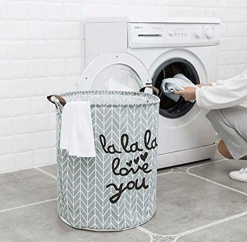CESTO PARA ROPA DE LONA LOVE