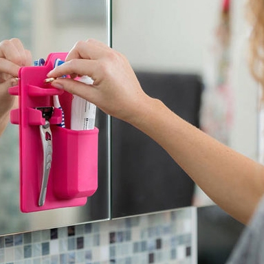 ORGANIZADOR DE SILICONA FUCSIA - Imagen 3