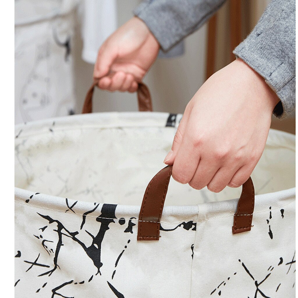 CESTO PARA ROPA DE LONA LAUNDRY - Imagen 2