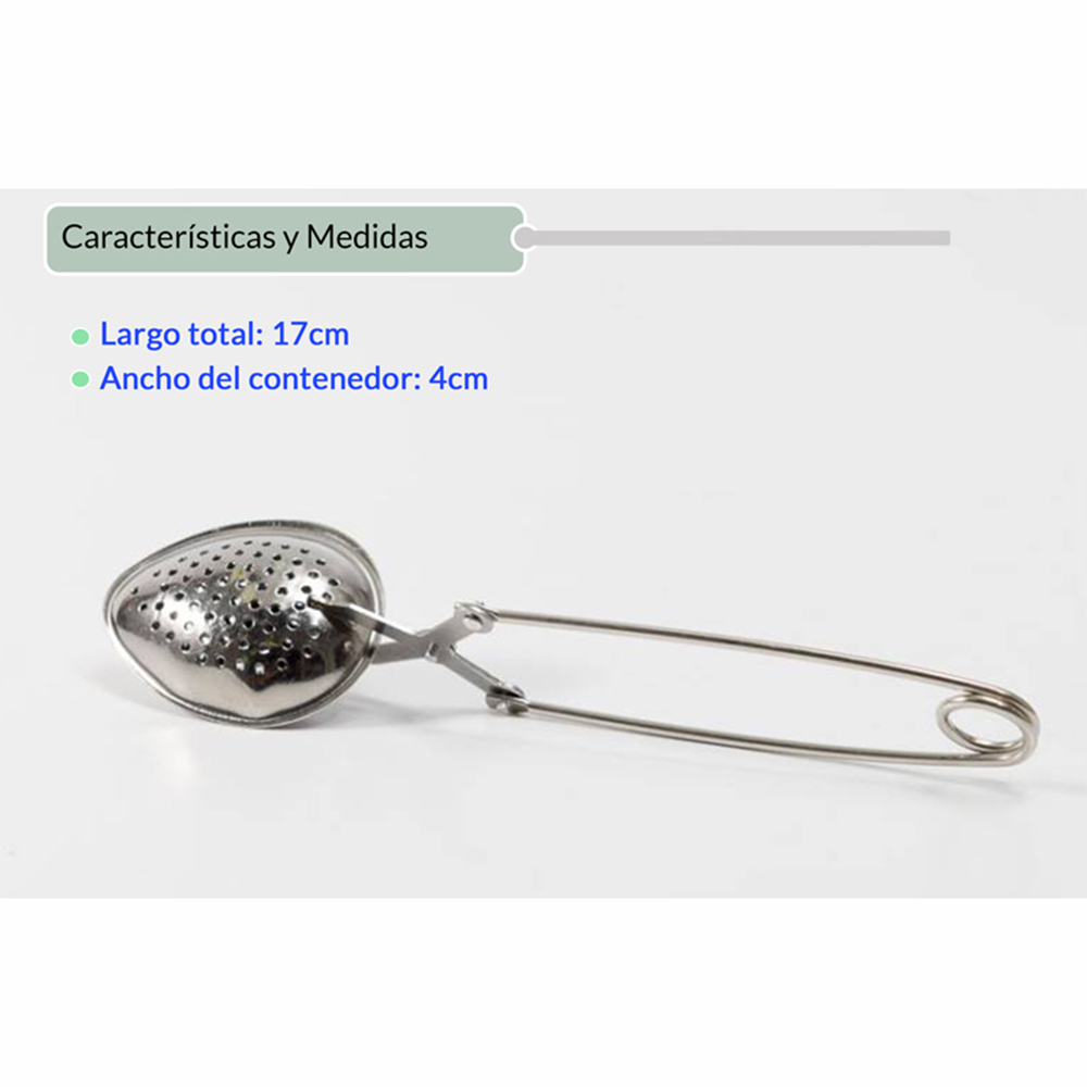 INFUSOR DE TE ACERO INOX GOTA - Imagen 4