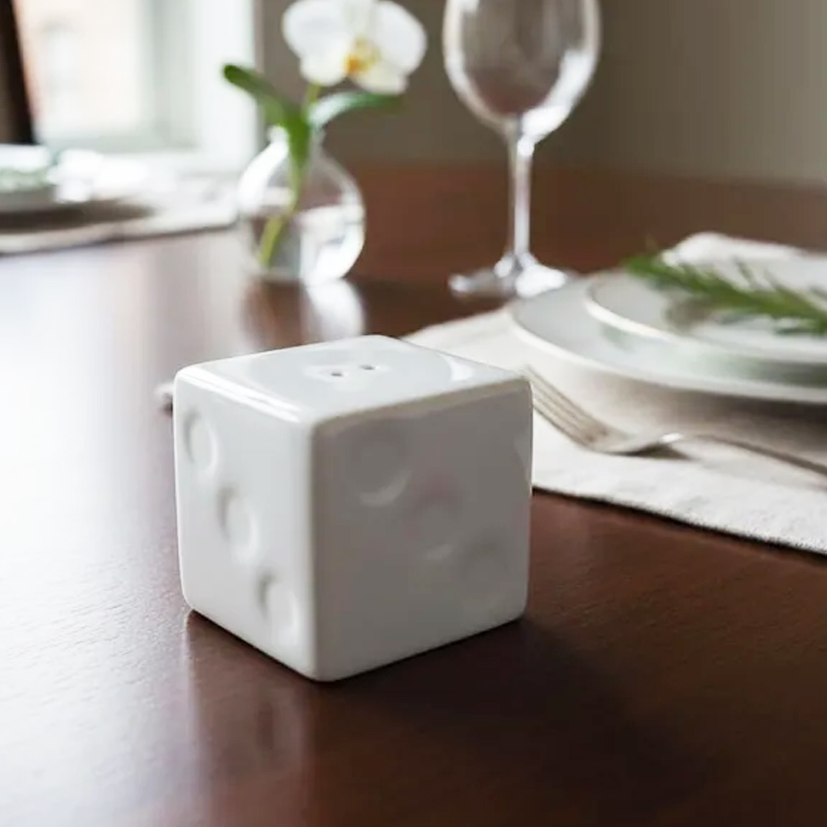 SALERO PIMENTERO DADO DE CERAMICA