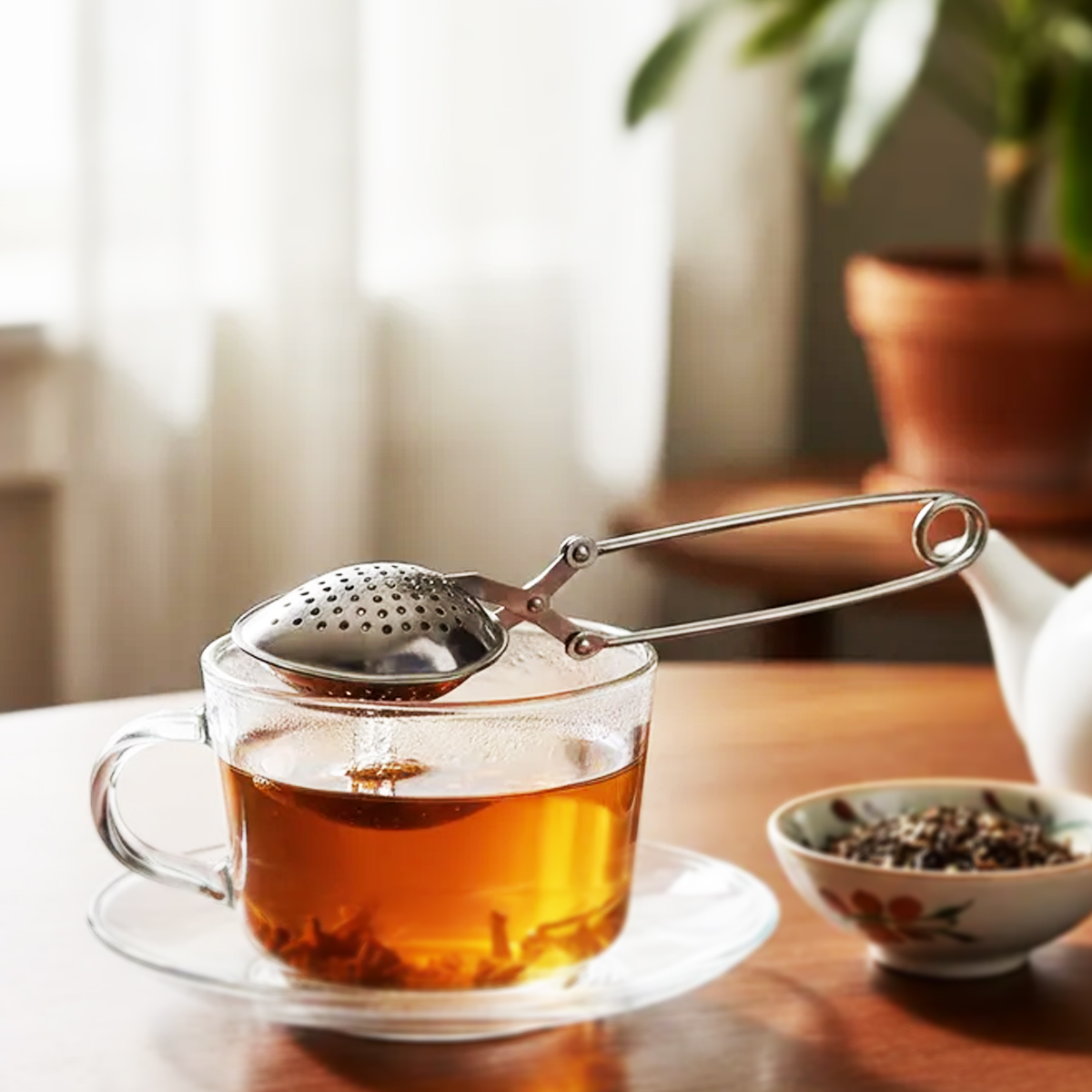 INFUSOR DE TE ACERO INOX GOTA