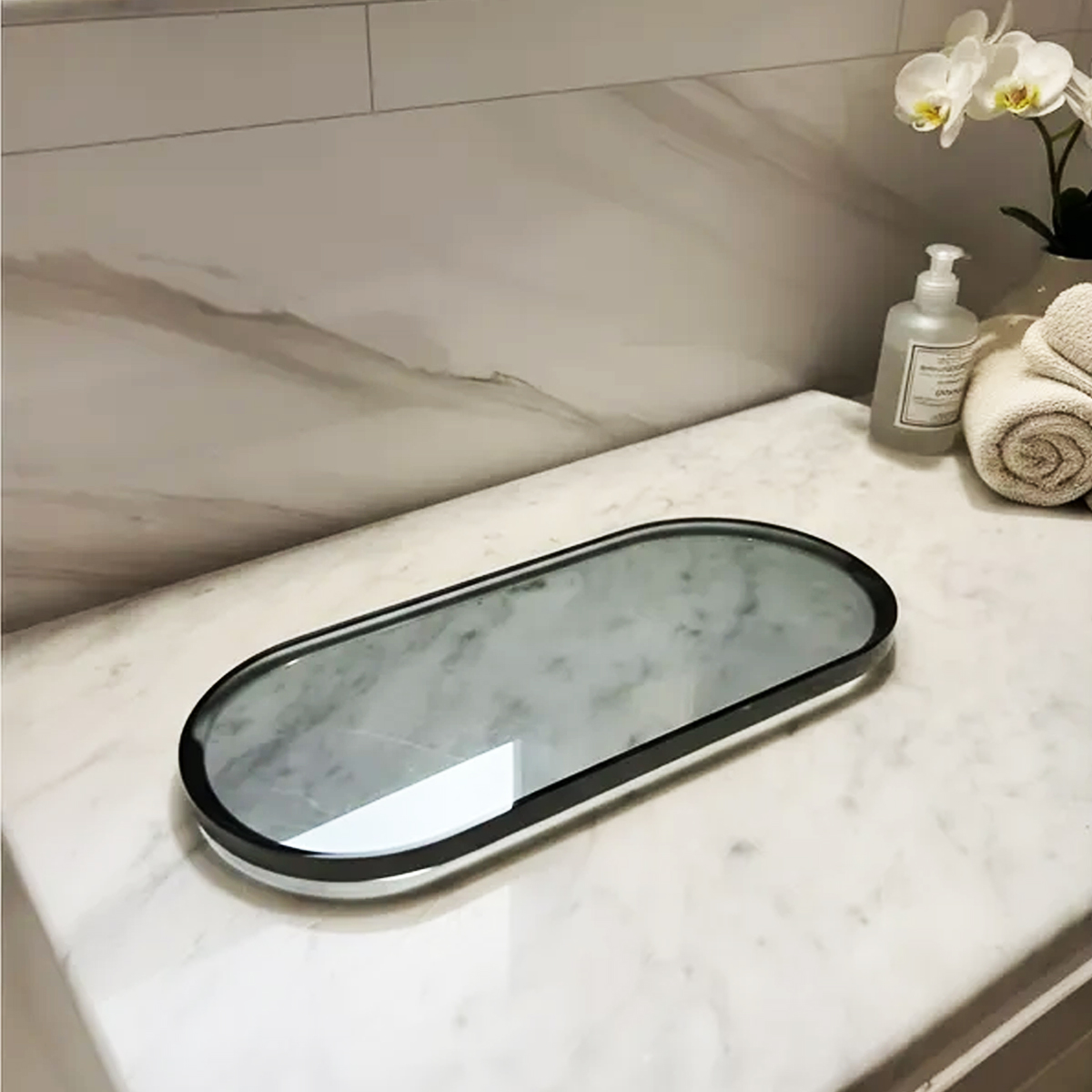 BANDEJA DE CRISTAL DE BOHEMIA