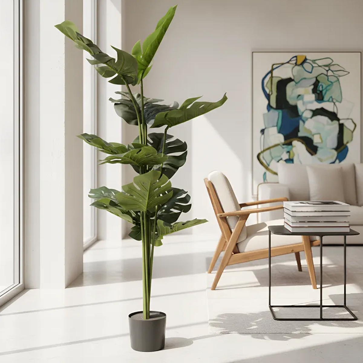 PLANTA MONSTERA MÁSCARA 150 CM