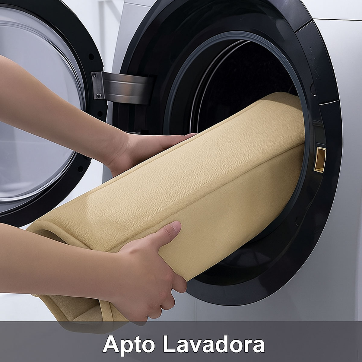 ALFOMBRA ABSORBENTE PARA BAÑO BEIGE - Imagen 3